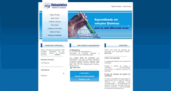 Desktop Screenshot of haloquimica.com.br